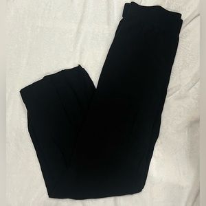 Black, yoga, flare pants